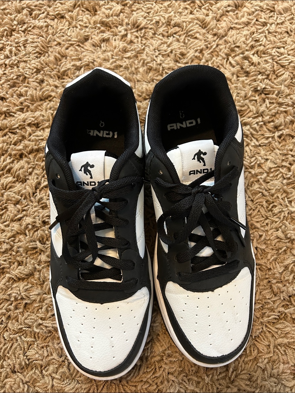 And 1 womens panda dunk sneakers size 8